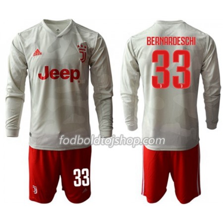 Juventus BERNARDESCHI 33 Børn Udebane Fodboldsæt 2019-20 L/S (+ Korte bukser)